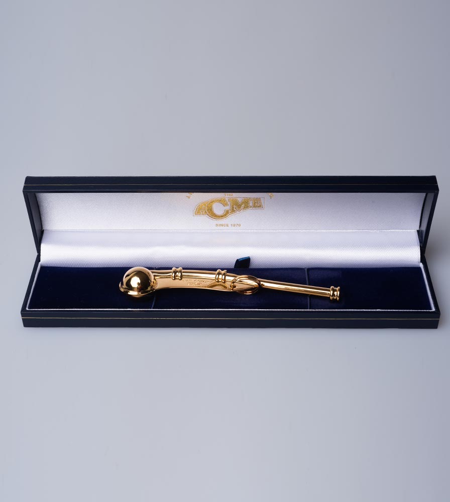 Acme Boatswains (Bosun) Whistle #12 (gold-plated)