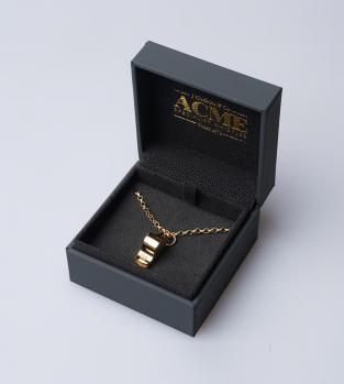 Acme Miniature Whistle Necklace - Gold Plated